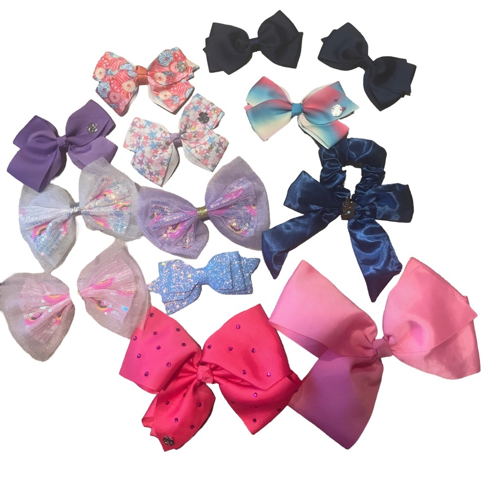 Mixed Lot of Hair bows 13 pieces